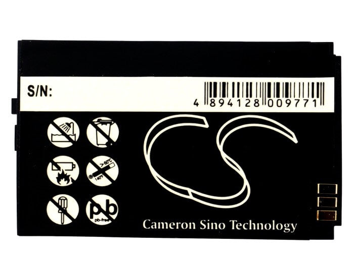 3.7V, 750mAh, Li-ion Battery fits Philips, 350, 355, 2.775Wh