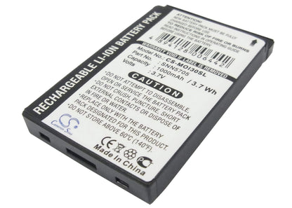 3.7V, 1000mAh, Li-ion Battery fits Motorola, I205, I215, 3.7Wh