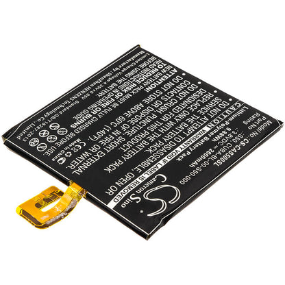 3.8V, 2600mAh, Li-Polymer Battery fits Cat, S50, 9.88Wh