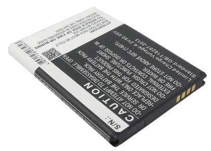 3.7V, 1450mAh, Li-ion Battery fits Samsung, Galaxy Ace Duos, Galaxy Fame, 5.365Wh