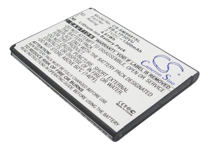 3.7V, 1300mAh, Li-ion Battery fits Samsung, Galaxy Ace Duos, Galaxy Fame, 4.81Wh