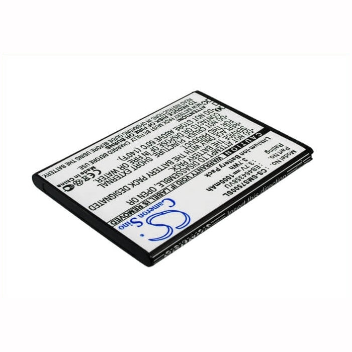 3.7V, 1000mAh, Li-ion Battery fits At&t, Galaxy Appeal, Sgh-i827, 3.7Wh