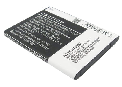 3.7V, 1300mAh, Li-ion Battery fits Samsung, Galaxy Ace Plus, Galaxy Ace Q, 4.81Wh