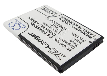 3.7V, 1350mAh, Li-ion Battery fits Samsung, Ace, Cooper, 4.995Wh