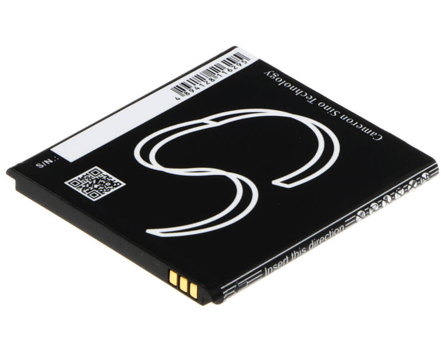 3.7V, 1250mAh, Li-ion Battery fits Gsmart, T4, T4 Lite, 4.625Wh