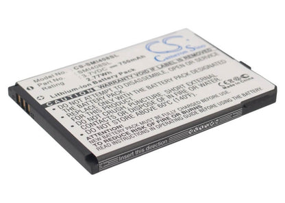 3.7V, 750mAh, Li-ion Battery fits Samsung, Sgh-i400, Sgh-i408, 2.775Wh