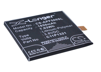 3.8V, 1850mAh, Li-Polymer Battery fits Asus, A68m, Padfone E, 7.03Wh