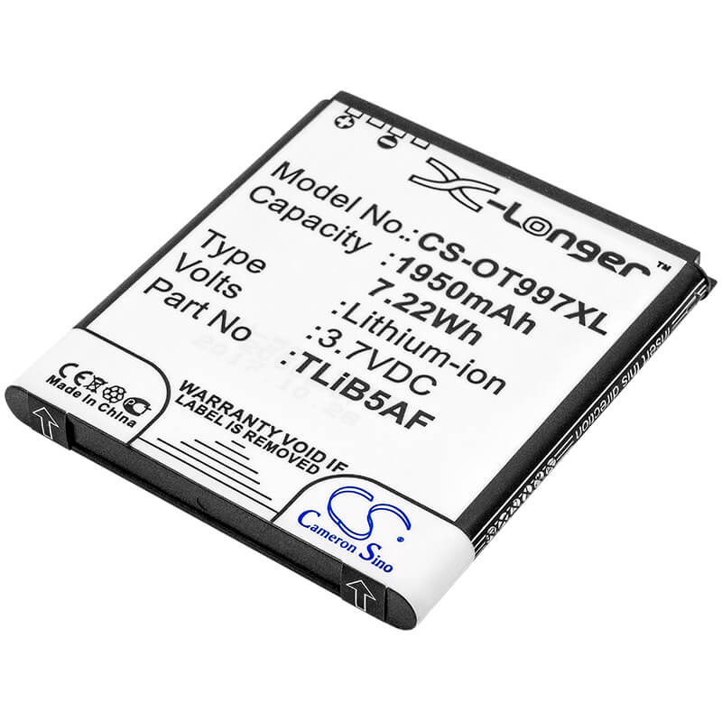 Mobile, Smartphone 3.7V, 1950mAh, Li-ion Battery fits Base, Lutea 3, Lutea Iii, 7.215Wh