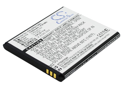 3.7V, 1300mAh, Li-ion Battery fits Coolpad, 8079, 4.81Wh