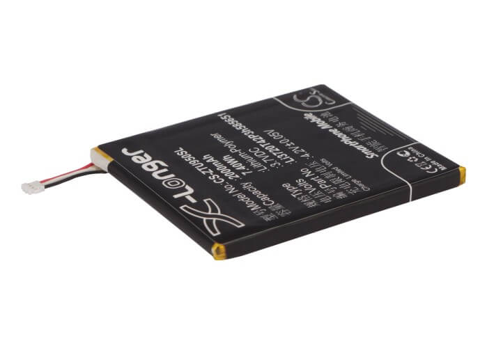 3.7V, 2000mAh, Li-Polymer Battery fits Zte, Blade Super, Grand X Pro, 7.4Wh