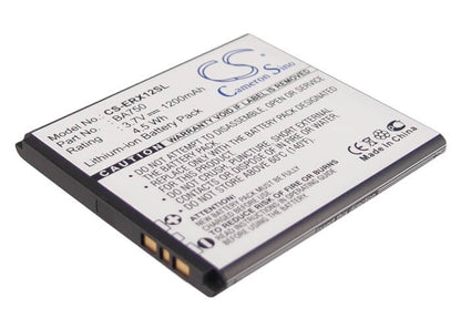 3.7V, 1200mAh, Li-ion Battery fits Sony Ericsson, Acro, Anzu, 4.44Wh