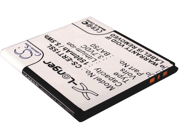 3.7V, 1500mAh, Li-ion Battery fits Sony Ericsson, Anzu, Is11s, 5.55Wh