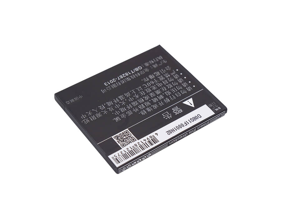 3.7V, 1250mAh, Li-ion Battery fits Zte, Quest, Quest N817, 4.625Wh