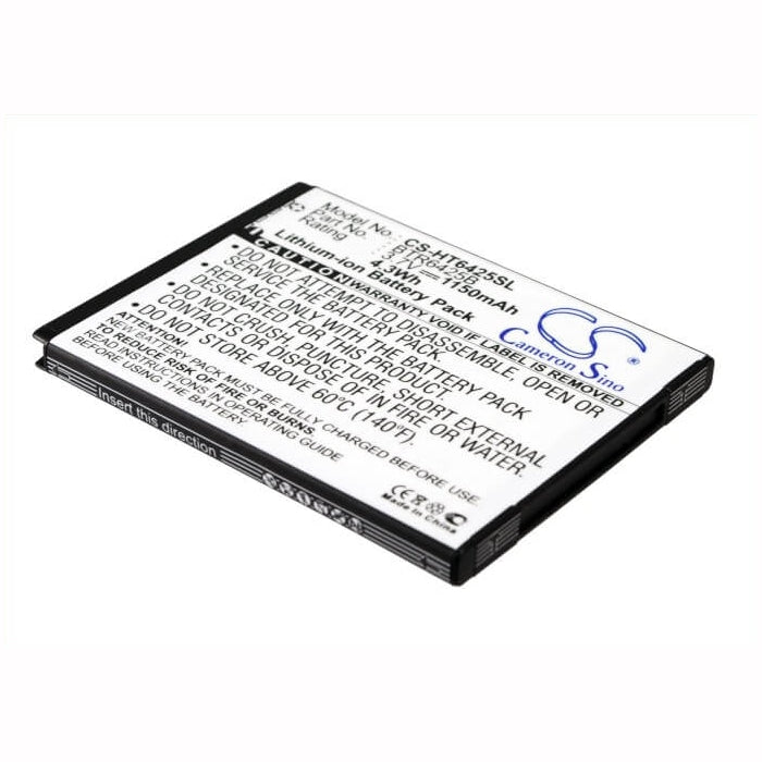3.7V, 1150mAh, Li-ion Battery fits Verizon, Adr6425, Adr6425lvw, 4.255Wh