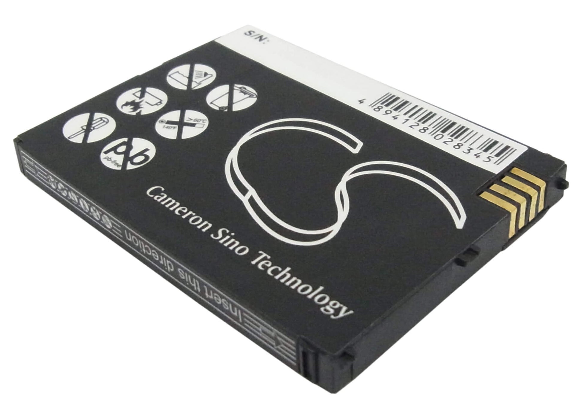 3.7V, 1140mAh, Li-ion Battery fits Hp, Hstnh-c19c, Ipaq Data Messenger, 4.218Wh