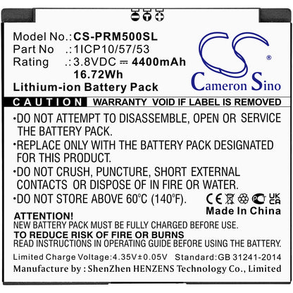 3.8V, 4400mAh, Li-ion Battery fits Purism, Librem 5, 16.72Wh