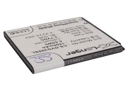 3.7V, 1500mAh, Li-ion Battery fits Doov, D300, D900, 5.55Wh