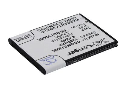 3.7V, 1300mAh, Li-ion Battery fits Samsung, Galaxy Star 2 Duos, Galaxy Young 2, 4.81Wh