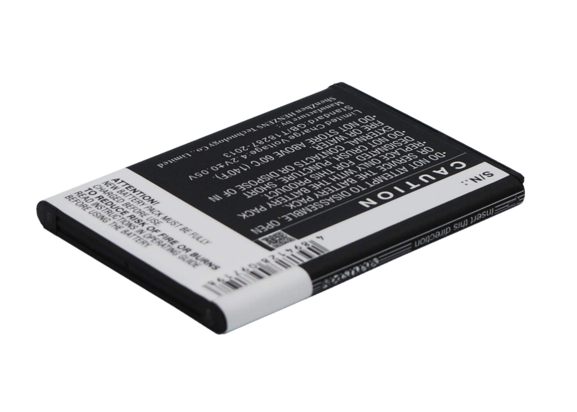 3.7V, 1300mAh, Li-ion Battery fits Samsung, Galaxy Star 2 Duos, Galaxy Young 2, 4.81Wh