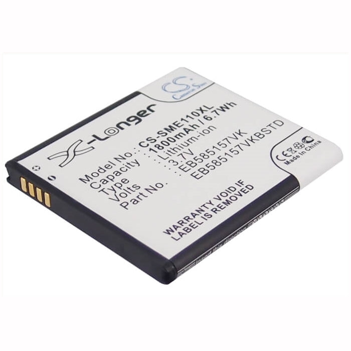 3.7V, 1800mAh, Li-ion Battery fits Samsung, Celox, Galaxy S Ii Hd Lte, 6.66Wh