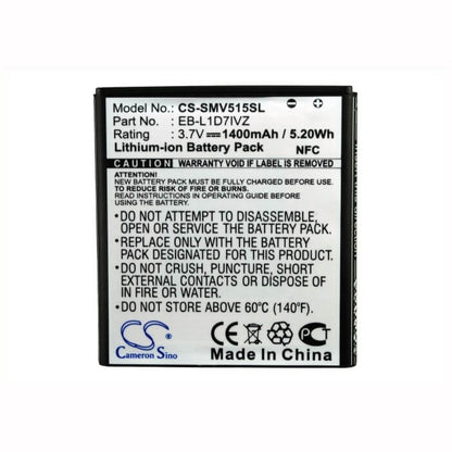 CS-SMV515SL, Mobile, Smartphone 3.7V, 1400mAh, Li-ion Battery fits Verizon, Galaxy Nexus, Galaxy Nexus I515, 5.18Wh