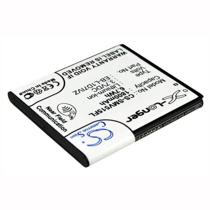 CS-SMV515FL, Mobile, Smartphone 3.7V, 1800mAh, Li-ion Battery fits Verizon, Galaxy Nexus, Galaxy Nexus I515, 6.66Wh