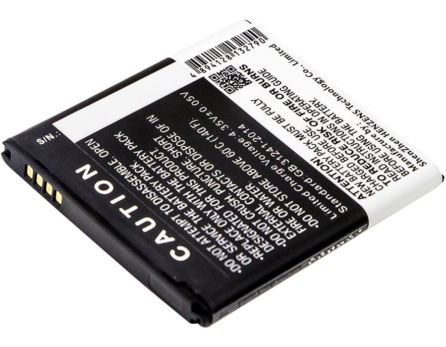 3.8V, 1900mAh, Li-ion Battery fits Samsung, Galaxy Core Prime, Galaxy Core Prime Cdma, 7.22Wh