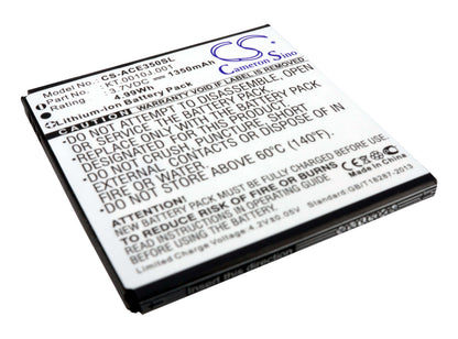 3.7V, 1350mAh, Li-ion Battery fits Acer, Ak330, Ak330s, 4.995Wh