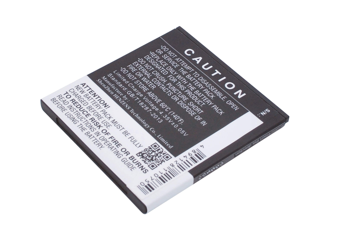 3.8V, 1700mAh, Li-Polymer Battery fits Bq, 1700, Aquaris E4, 6.46Wh