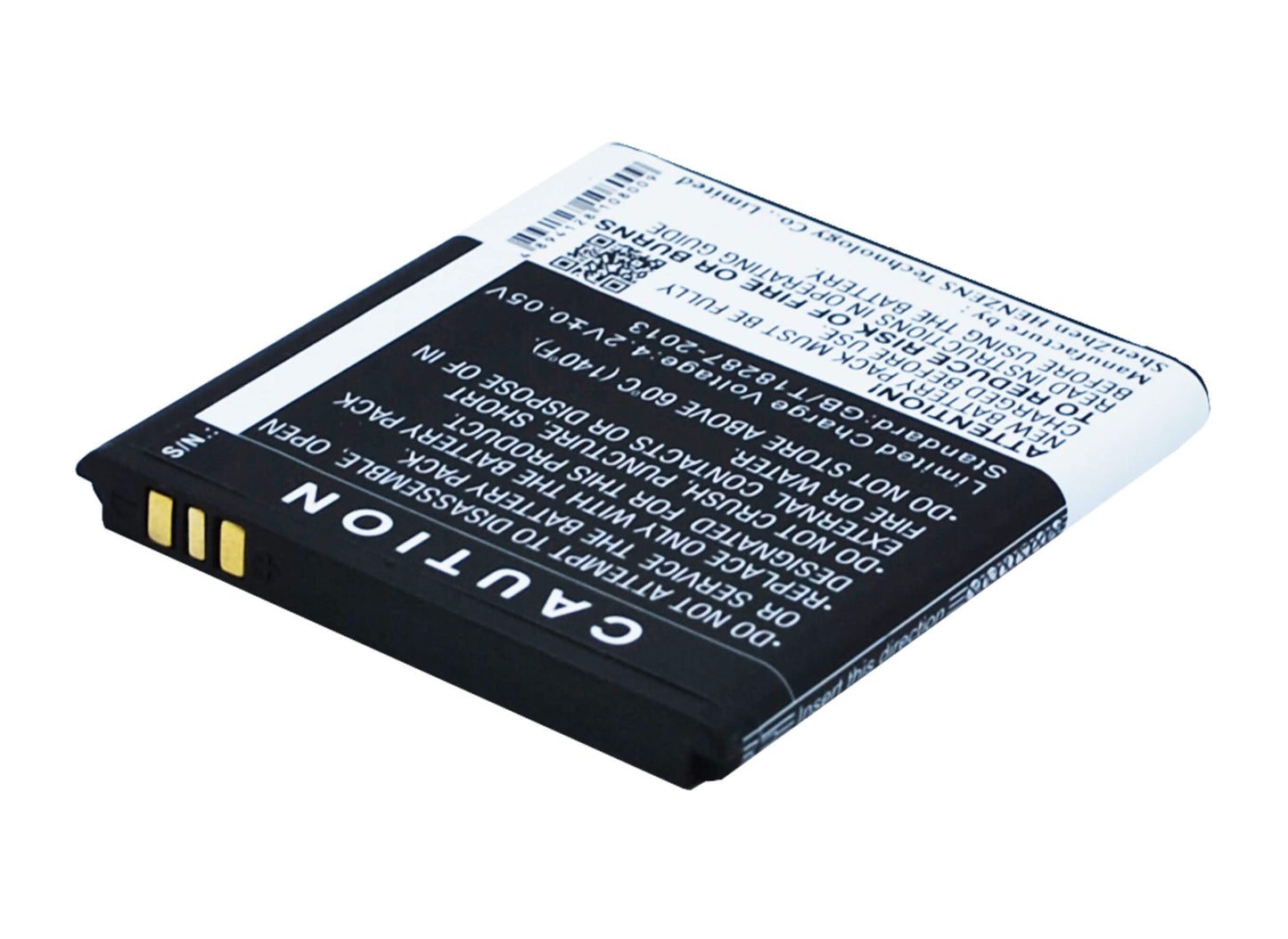 3.7V, 1800mAh, Li-ion Battery fits Blu, Quattro 4.5, 6.66Wh