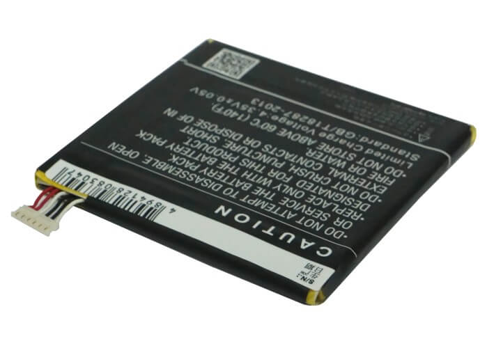 3.8V, 1800mAh, Li-Polymer Battery fits Alcatel, One Touch 7024, One Touch 7024w, 6.84Wh