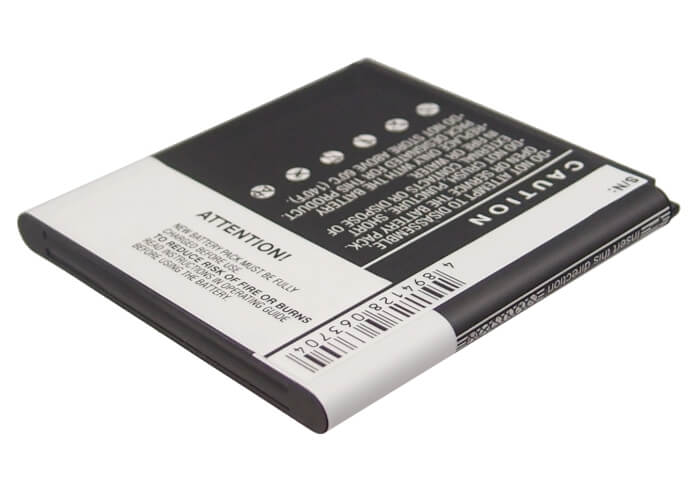 3.7V, 1800mAh, Li-ion Battery fits Huawei, Ascend G500d, Ascend G600, 6.66Wh