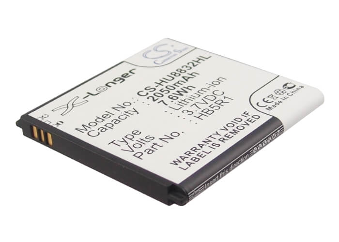 3.7V, 2050mAh, Li-ion Battery fits Huawei, Ascend G500d, Ascend G600, 7.585Wh