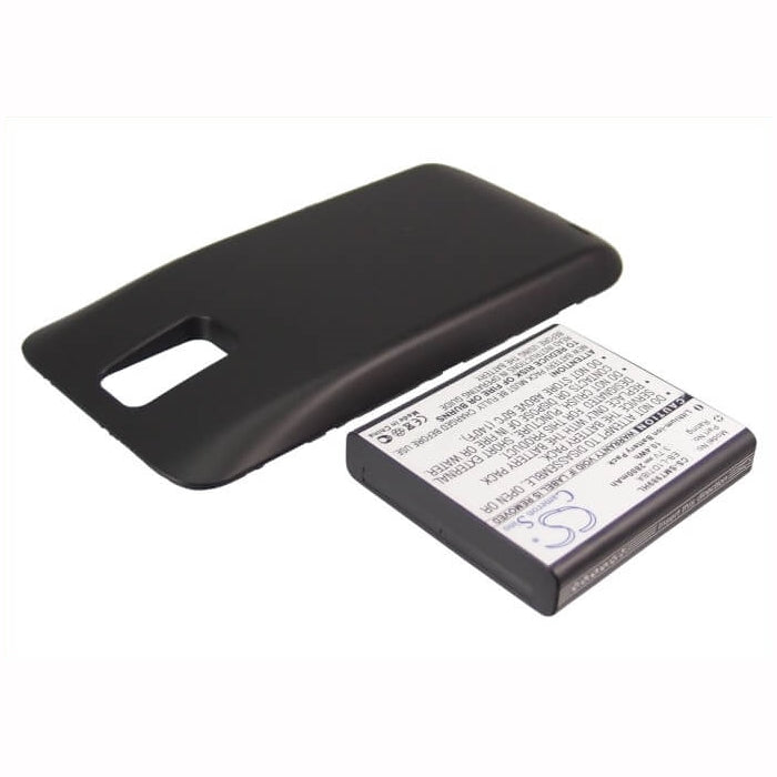Black, 3.7V, 2800mAh, Li-ion Battery fits Samsung, Galaxy S Hercules, Galaxy S Ii X, 10.36Wh