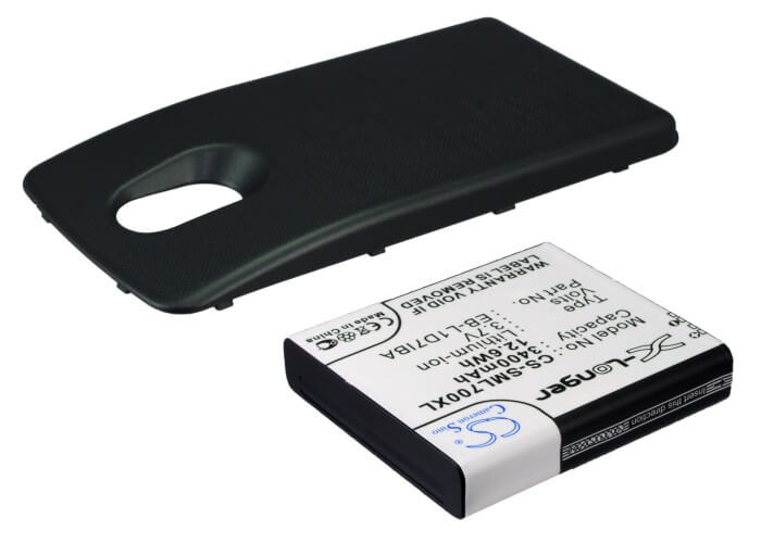 3.7V, 3400mAh, Li-ion Battery fits Sprint, Galaxy Nexus, Galaxy Nexus Lte, 12.58Wh