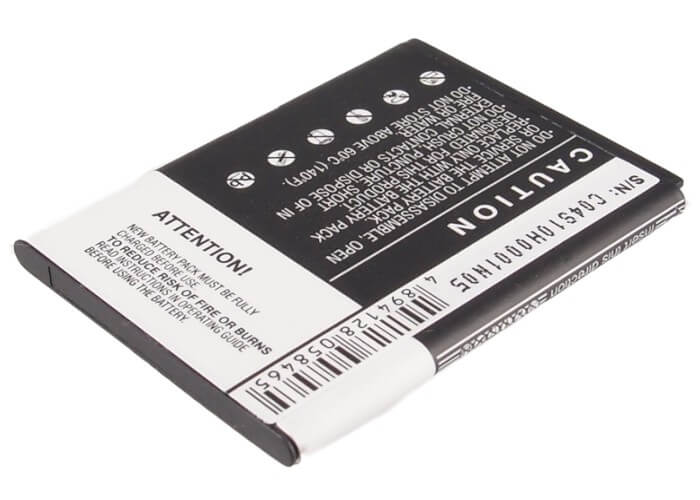3.7V, 1350mAh, Li-ion Battery fits Samsung, Galaxy Chat, Galaxy M Pro 2, 4.995Wh