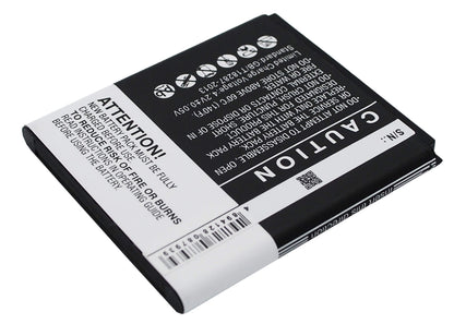3.7V, 1800mAh, Li-ion Battery fits K-touch, E6, E806, 6.66Wh