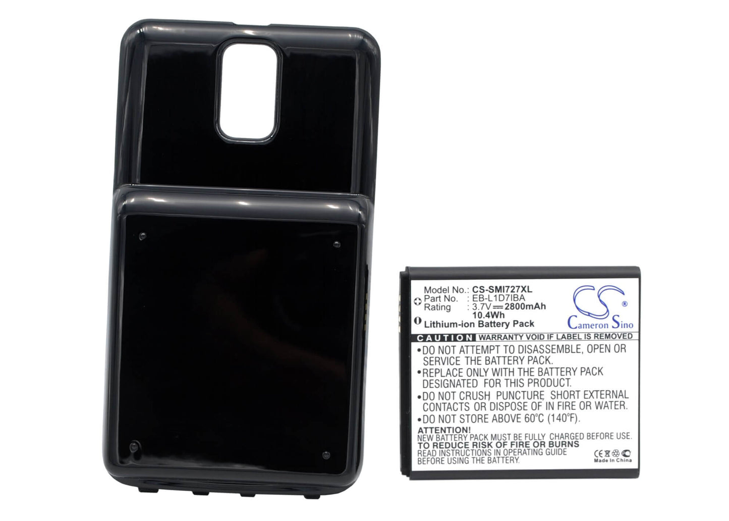 3.7V, 2800mAh, Li-ion Battery fits Samsung, Sgh-i727, Skyrocket, 10.36Wh