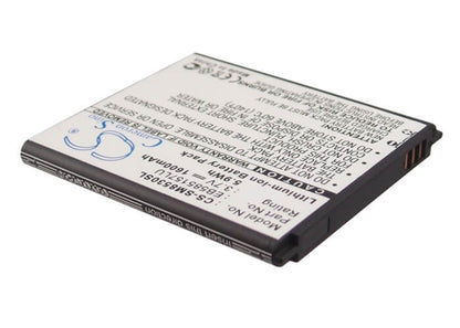 3.7V, 1600mAh, Li-ion Battery fits Samsung, Galaxy Beam, Galaxy Grand Quattro, 5.92Wh