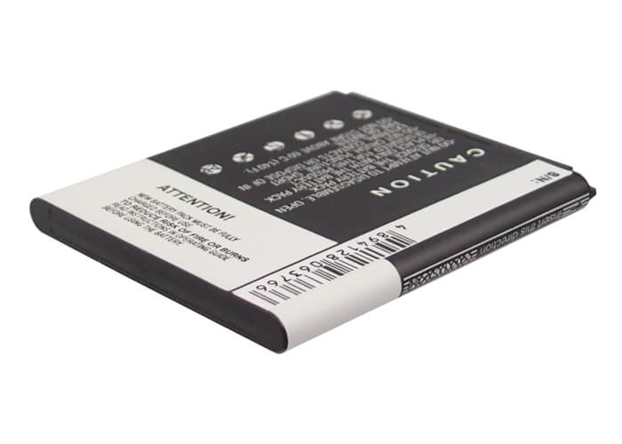 3.7V, 1800mAh, Li-ion Battery fits Samsung, Galaxy Beam, Galaxy Grand Quattro, 6.66Wh