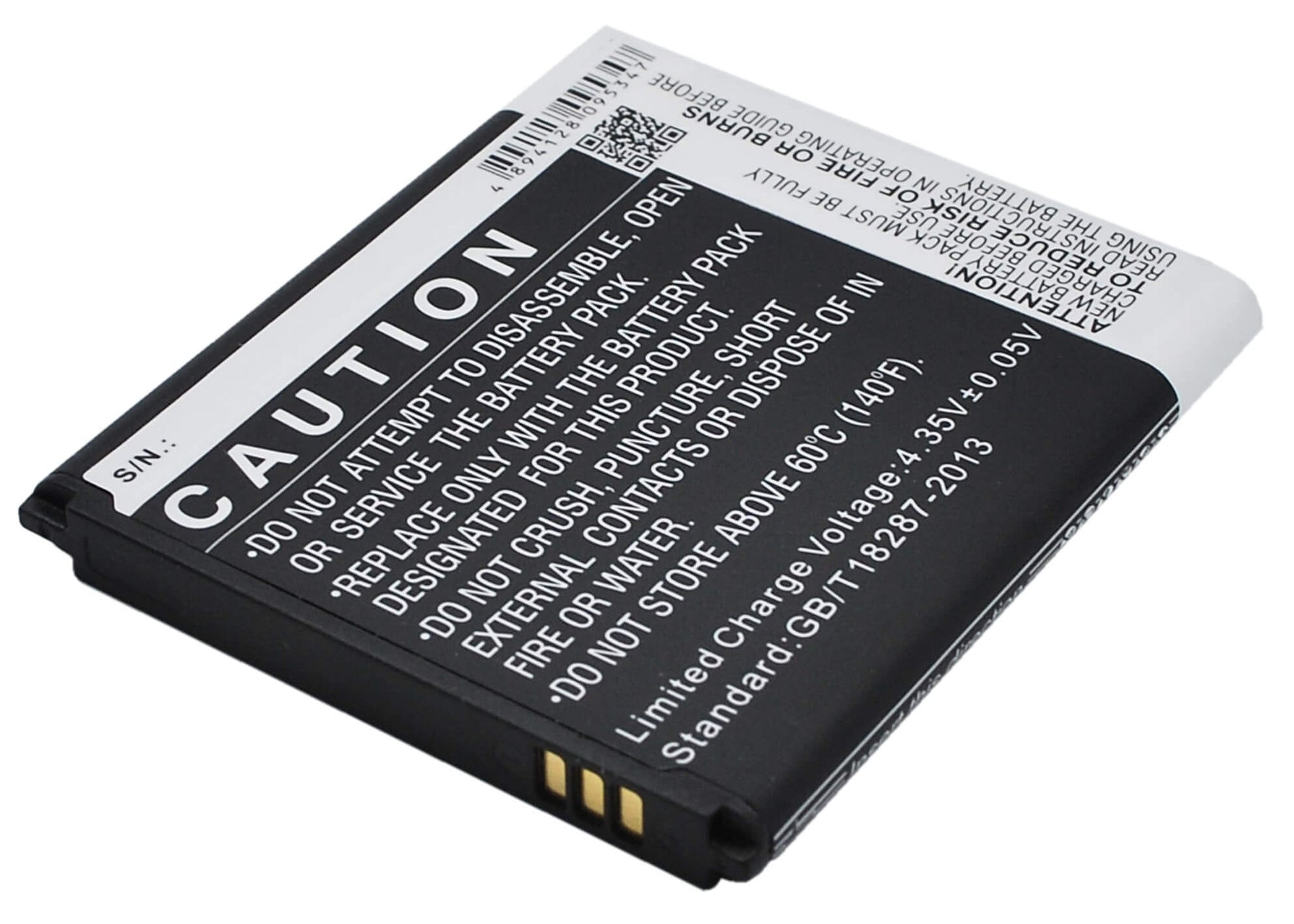 3.8V, 2000mAh, Li-ion Battery fits Samsung, Galaxy Core 2, Galaxy Core Lite, 7.6Wh