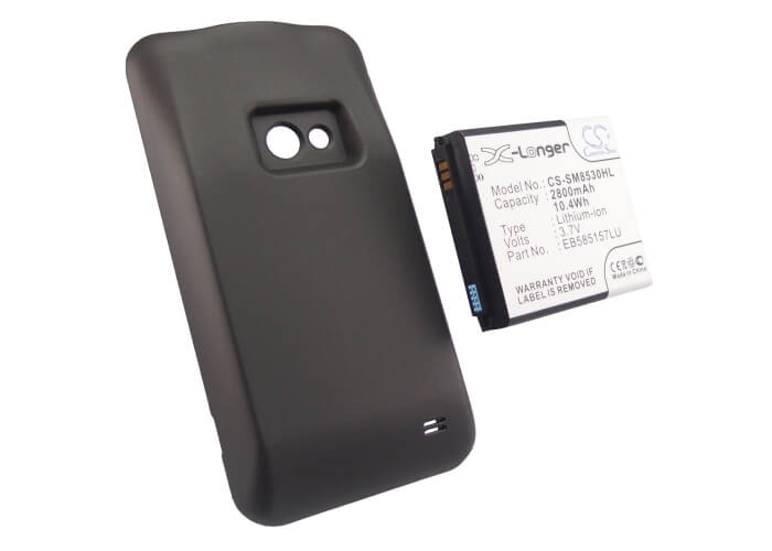 3.7V, 2800mAh, Li-ion Battery fits Samsung, Galaxy Beam, Gt-i8530, 10.36Wh