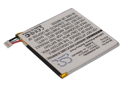 3.7V, 1800mAh, Li-Polymer Battery fits Huawei, Ascend D Quad Xl, Ascend D1, 6.66Wh