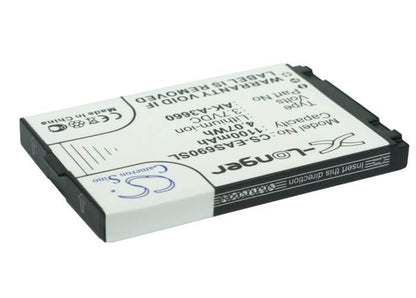 3.7V, 1100mAh, Li-ion Battery fits Emporia, A3690, Safetyplus, 4.07Wh