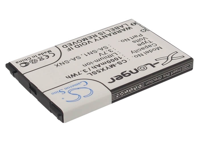 3.7V, 1000mAh, Li-ion Battery fits Sagem, Myx3, My-x3, 3.7Wh
