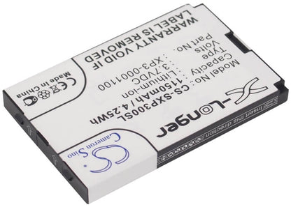 3.7V, 1150mAh, Li-ion Battery fits Socketmobile, Sonim Xp3, 4.255Wh