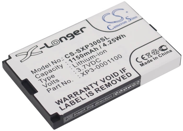 3.7V, 1150mAh, Li-ion Battery fits Sonim, Xp3, 4.255Wh