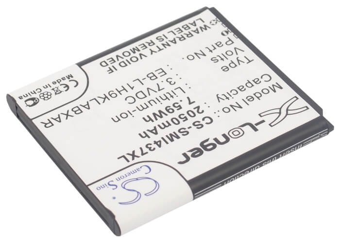 3.7V, 2050mAh, Li-ion Battery fits Samsung, Galaxy Express, Galaxy Express 4g Lte, 7.585Wh