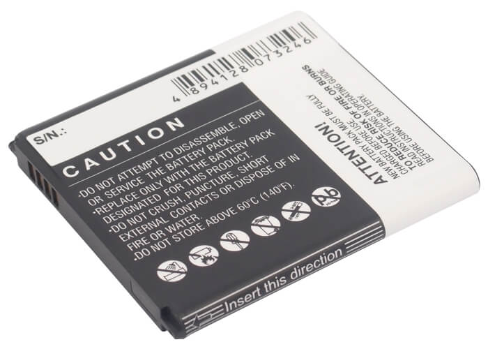3.7V, 2050mAh, Li-ion Battery fits At&t, Galaxy Express, Gt-i8730, 7.585Wh