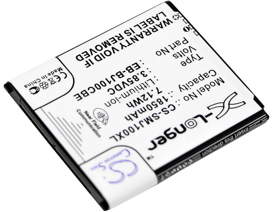 CS-SMJ100XL, Mobile, Smartphone 3.85V, 1850mAh, Li-ion Battery fits Samsung, Galaxy J1, Galaxy J1 4g, 7.1225Wh